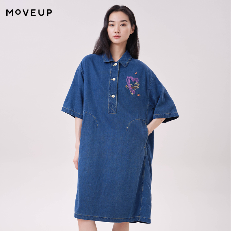 Midi Dress - Vestido Vaquero de Lyocell MOVEUP con