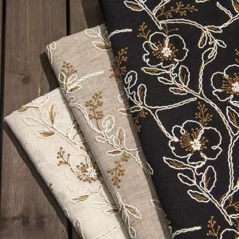 Lace Dress - Tela de encaje de tul bordado,