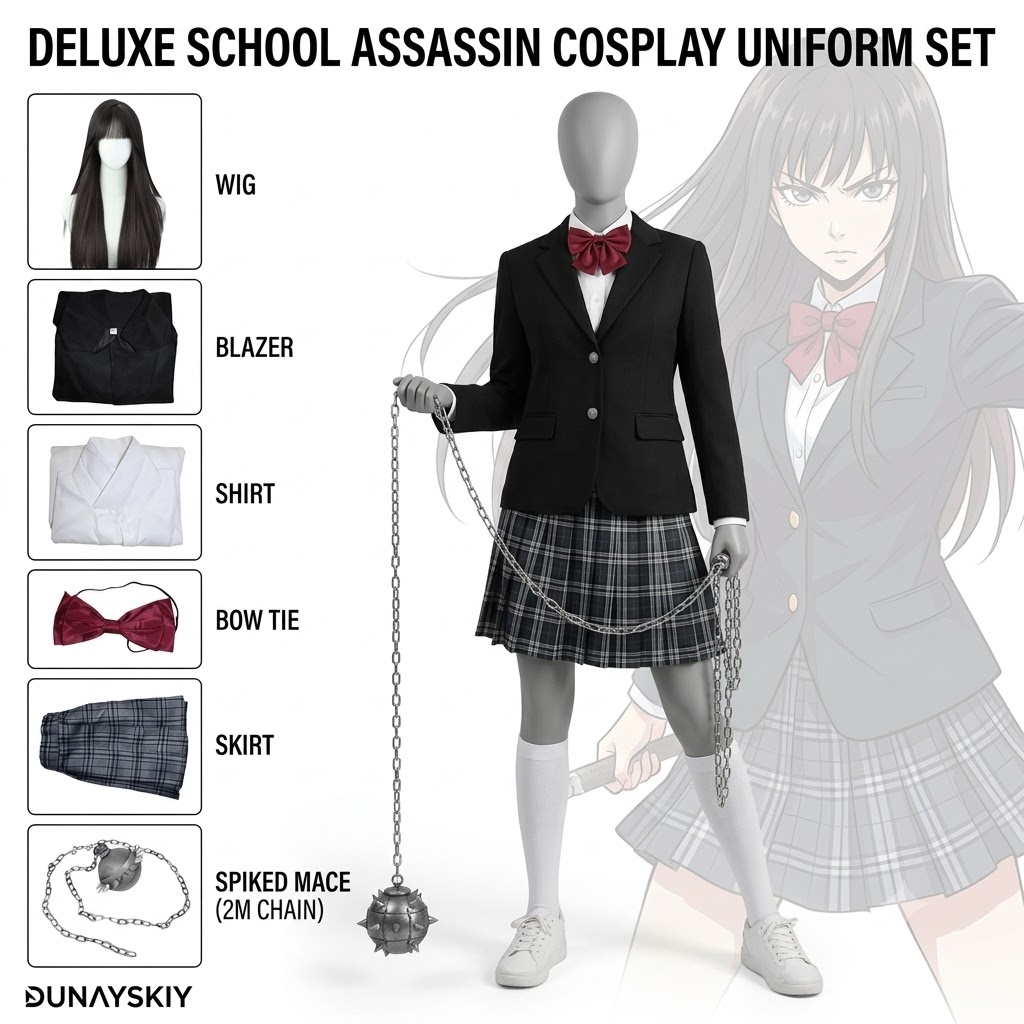 Formal Skirt - Gogo Yubari-falda negra JK, uniforme, traje