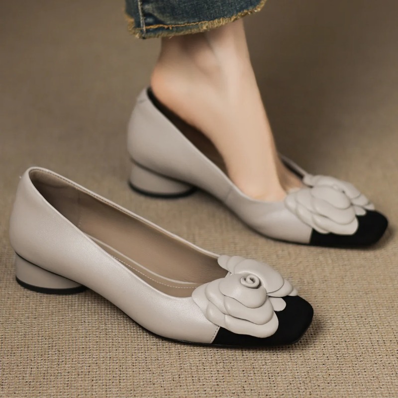Womens Heels - Zapatos de tacón sin cordones con