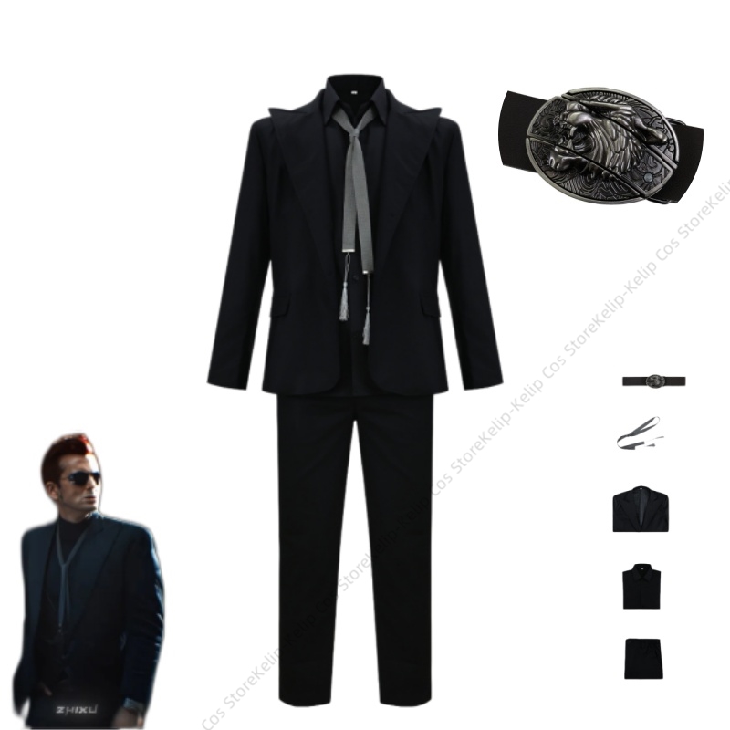 Womens Blazer - Disfraz de GO Crowley, traje negro