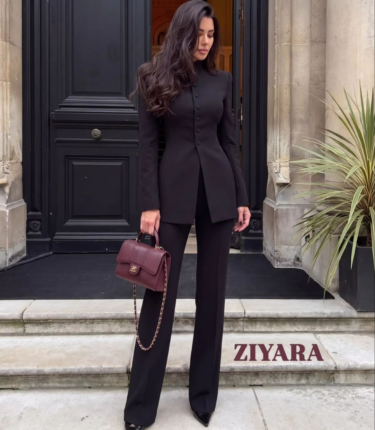 Womens Blazer - Traje de dos piezas para mujer,