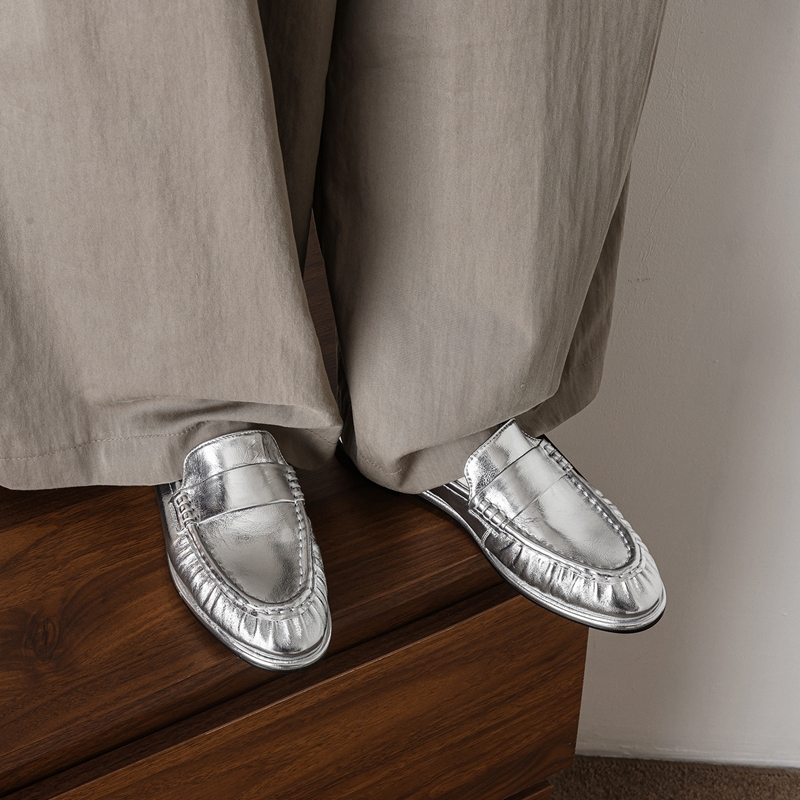Womens Heels - Mocasines de Mujer de Cuero Genuino
