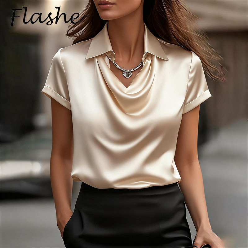 Silk Blouse - Camisa de satén que combina con