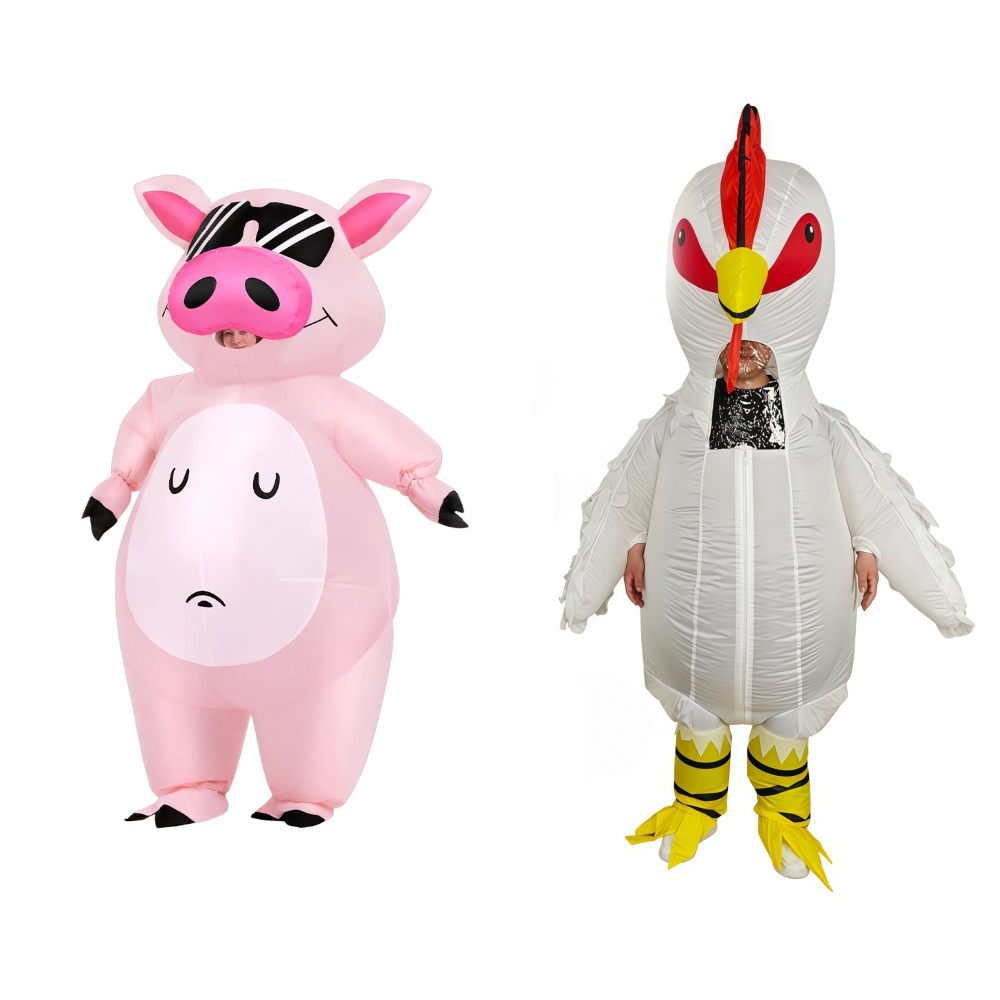 Disfraz Inflable de Cerdito de - Womens Suit reseña y precio