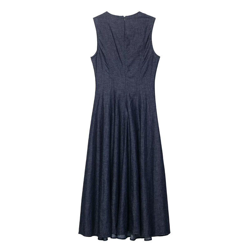 Nuevo vestido midi de mezclill - Midi Dress reseña y precio