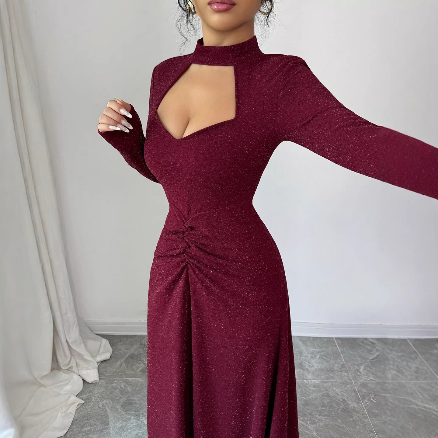 Vestido Midi Sexy Ajustado de  - Midi Dress reseña y precio