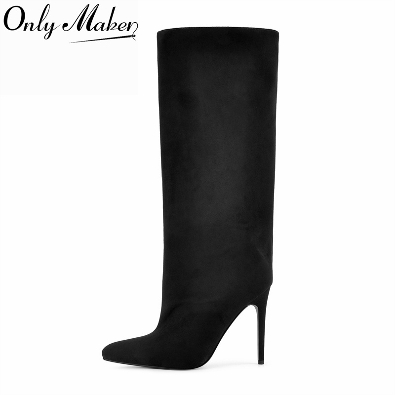 Botas Altas de Ante Sintético  - Formal Dress reseña y precio