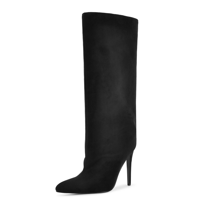 Botas Altas de Ante Sintético  - Formal Dress reseña y precio