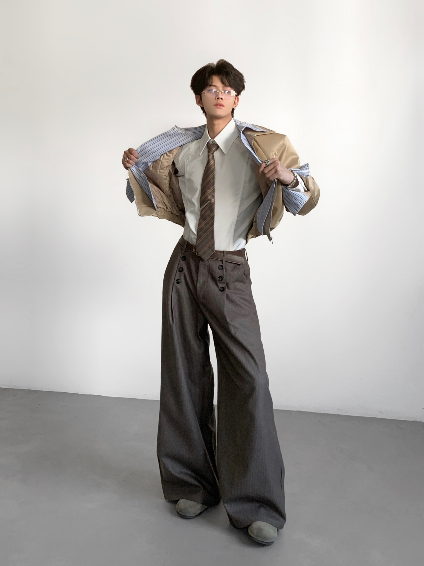 Pantalones de Traje Casuales a - Tailored Trouser Wide reseña y precio