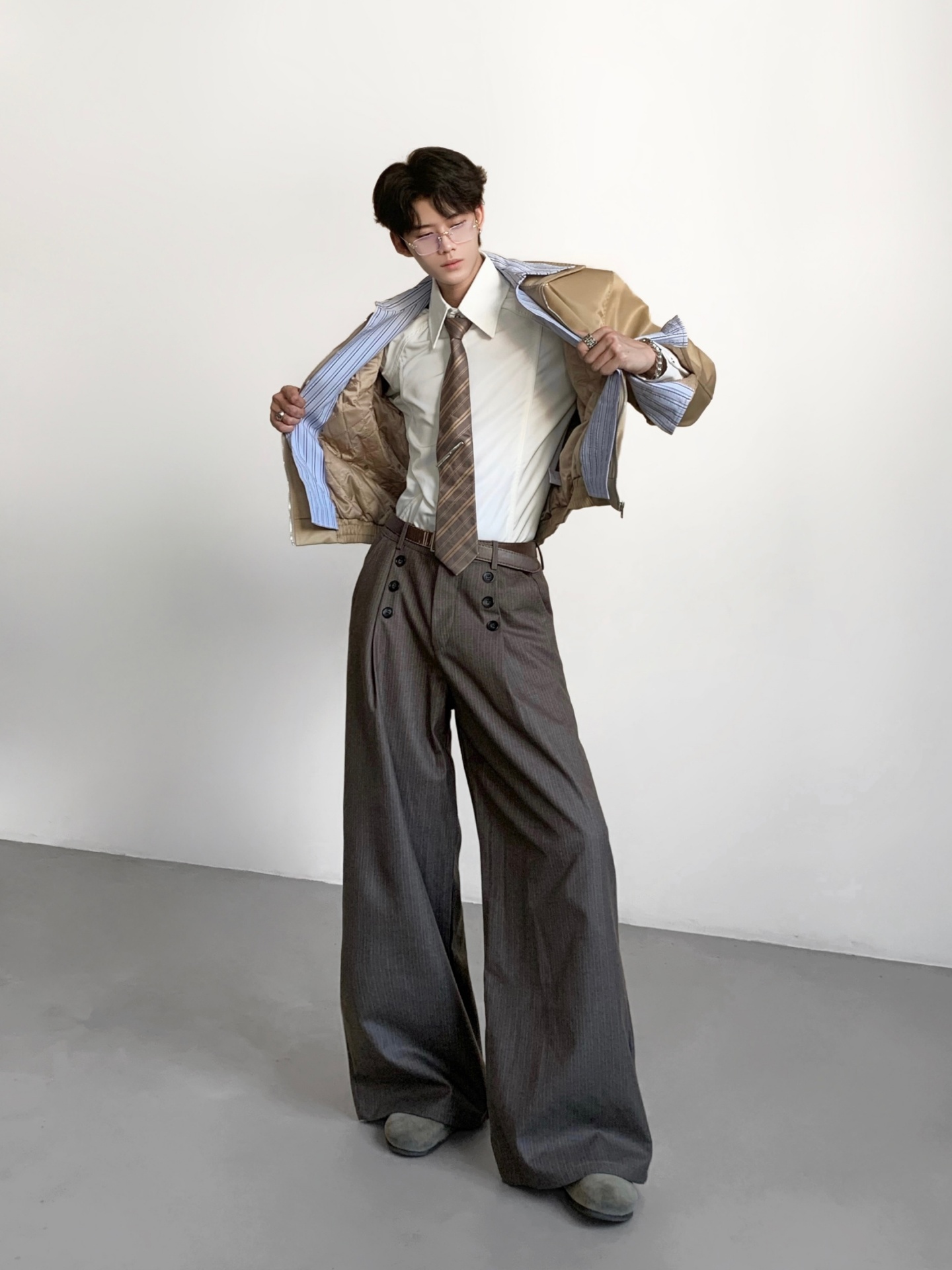 Pantalones de Traje Casuales a - Tailored Trouser Wide reseña y precio