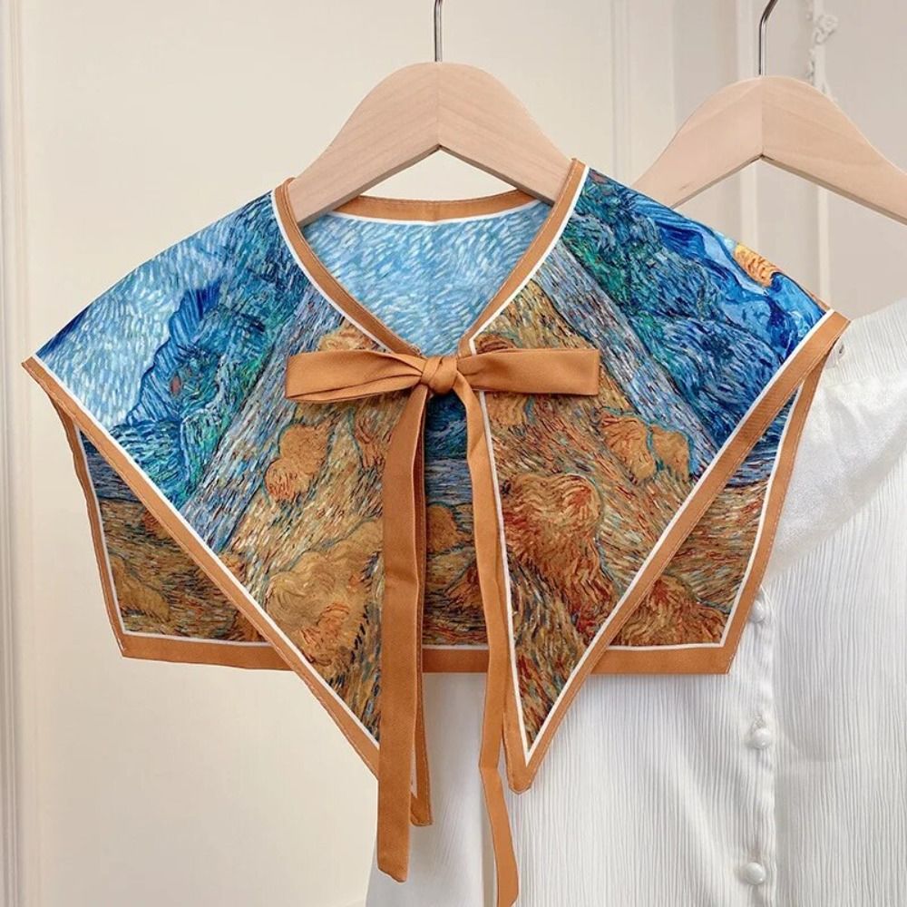 Cuello falso de camisa con pat - Silk Blouse reseña y precio