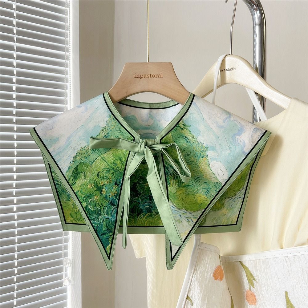 Cuello falso de camisa con pat - Silk Blouse reseña y precio