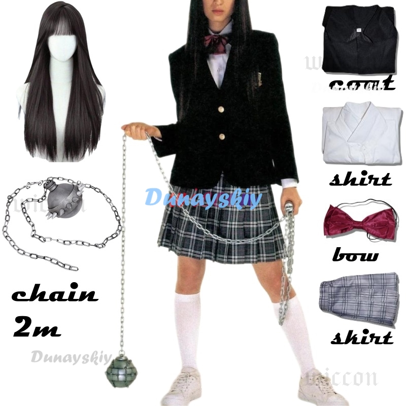 Gogo Yubari-falda negra JK, un - Formal Skirt reseña y precio