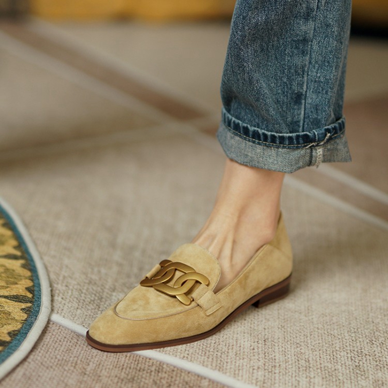 Mocasines de cuero de ante par - Womens Heels reseña y precio