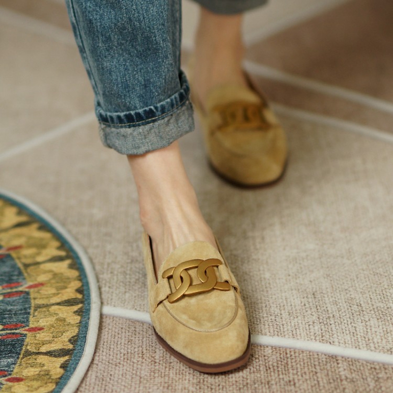 Mocasines de cuero de ante par - Womens Heels reseña y precio