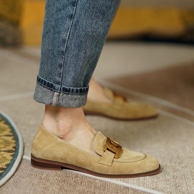 Mocasines de cuero de ante par - Womens Heels reseña y precio