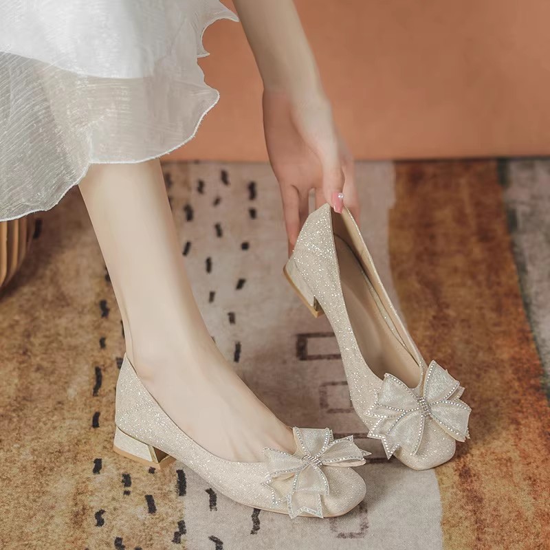 Zapatos de boda bajos con suel - Womens Heels reseña y precio