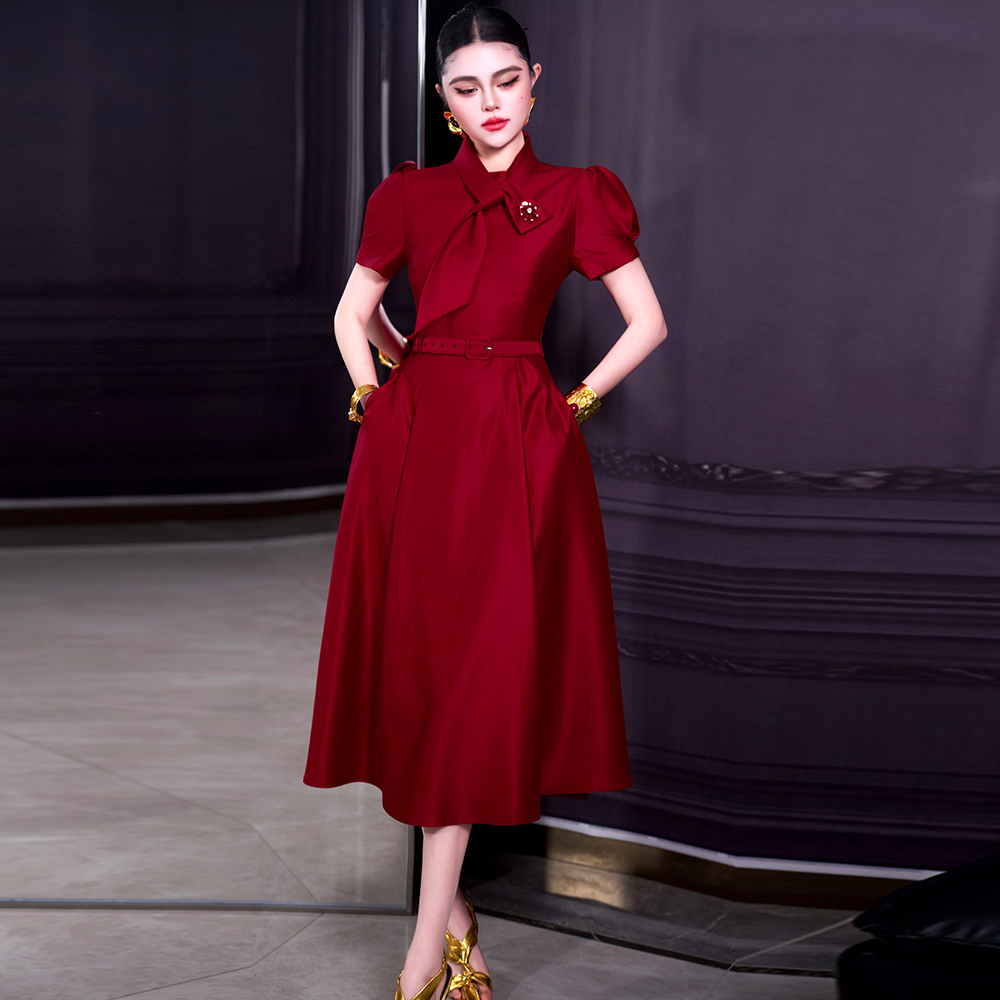 Vestido Rojo para Mujer ZJYT,  - Women'S Red Formal Wear reseña y precio