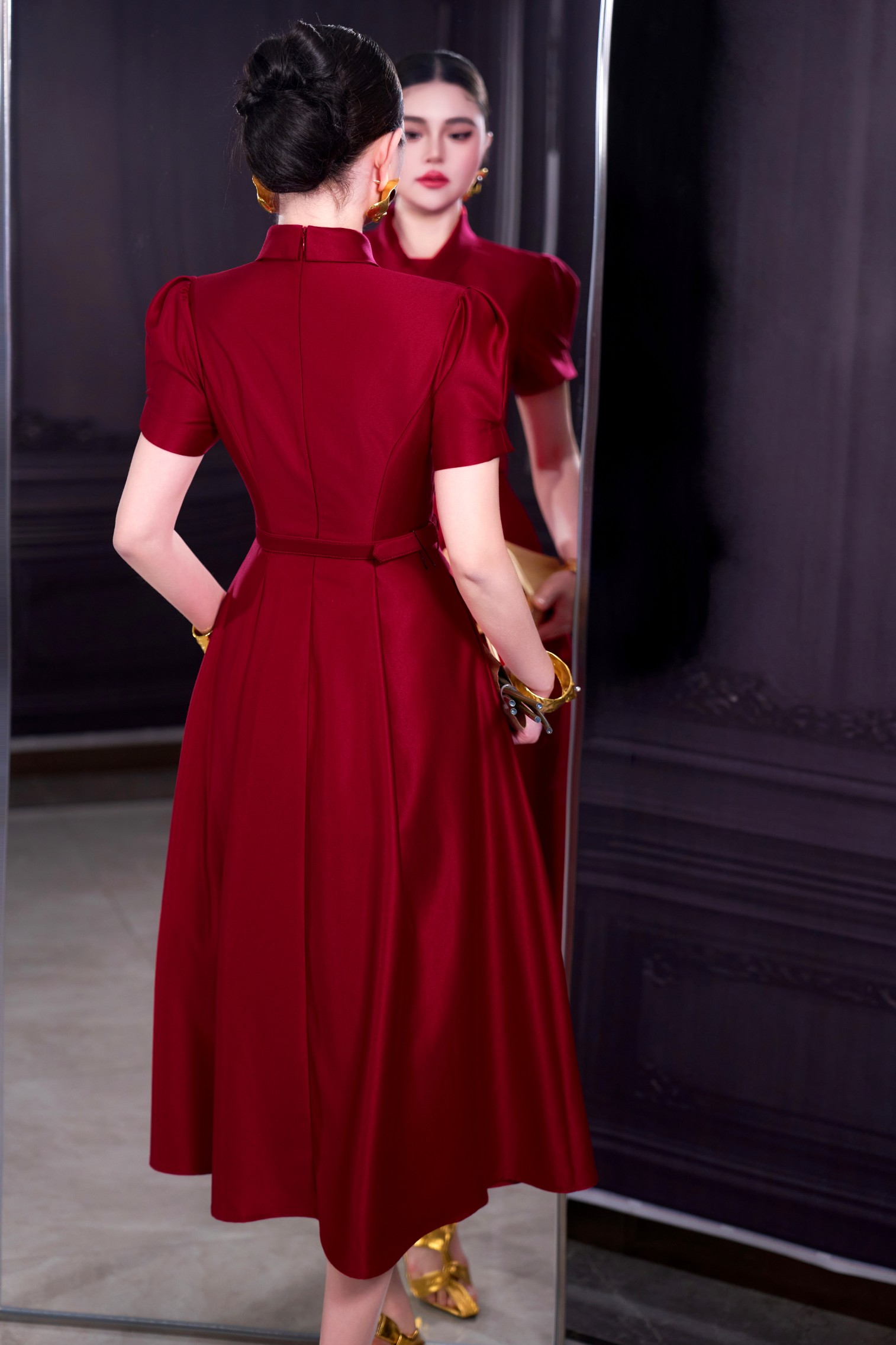 Vestido Rojo para Mujer ZJYT,  - Women'S Red Formal Wear reseña y precio