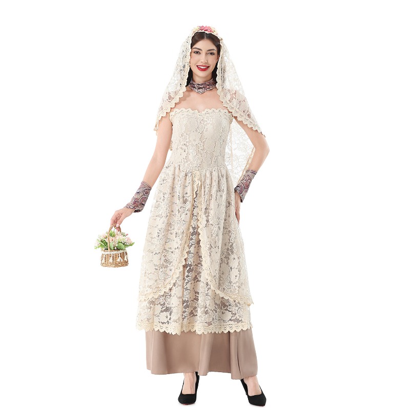 Vestido largo de encaje vintag - Lace Dress reseña y precio