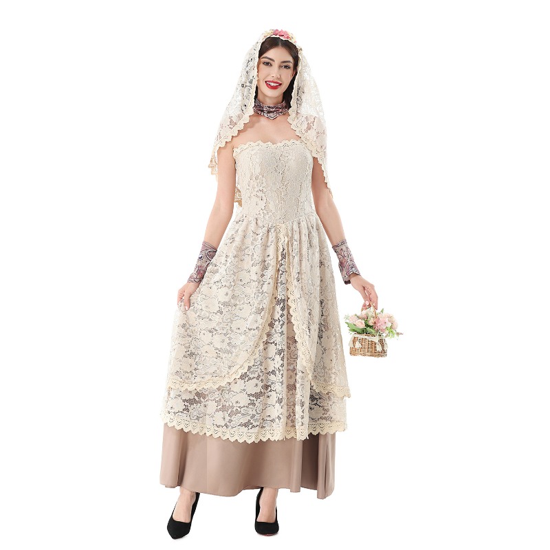 Vestido largo de encaje vintag - Lace Dress reseña y precio