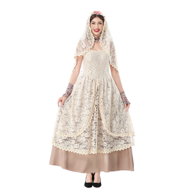 Vestido largo de encaje vintag - Lace Dress reseña y precio