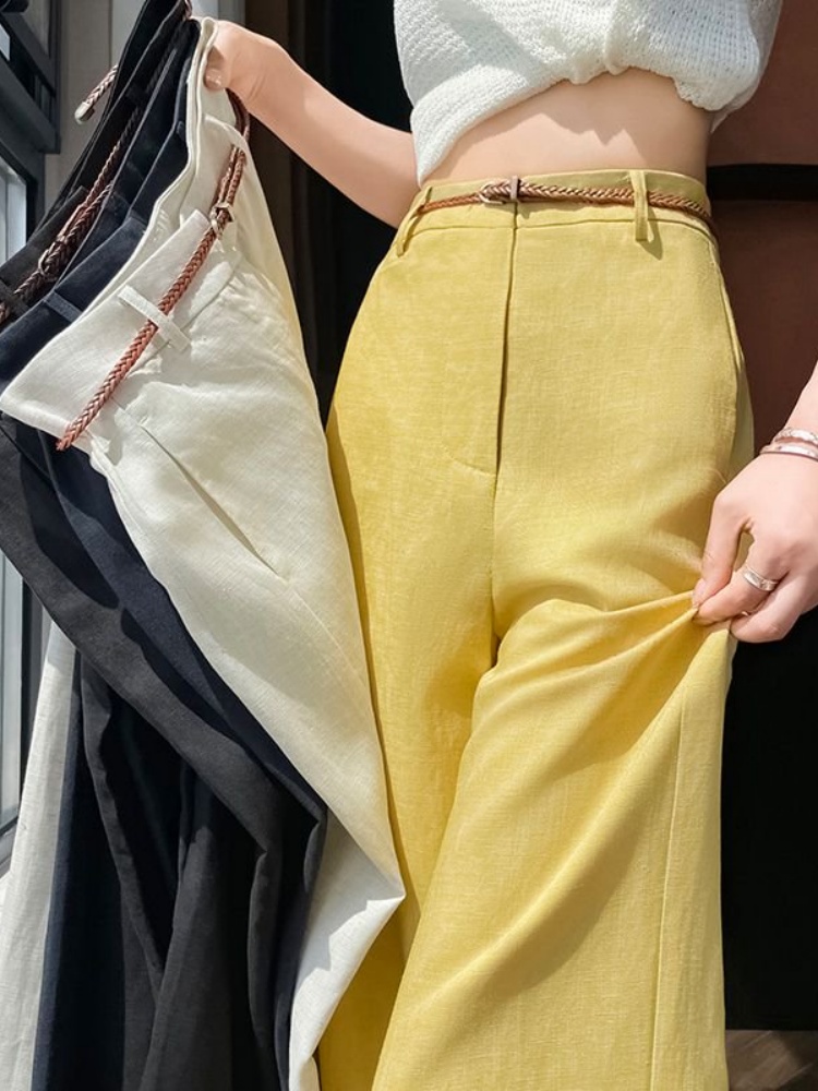 Pantalones de Lino y Algodón d - Tailored Trouser Wide reseña y precio