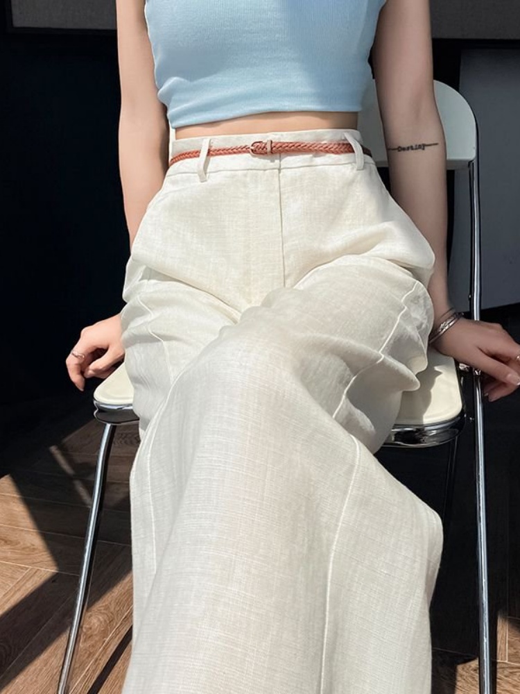 Pantalones de Lino y Algodón d - Tailored Trouser Wide reseña y precio