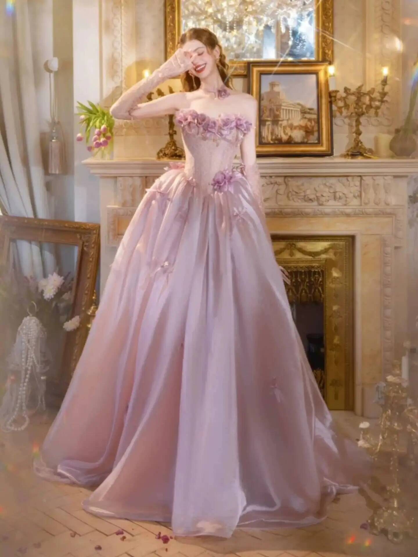Vestido de Gala Largo de Satén - Formal Dress reseña y precio