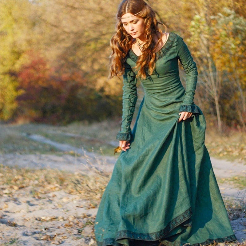 Vestido largo medieval para mu - Lace Dress reseña y precio