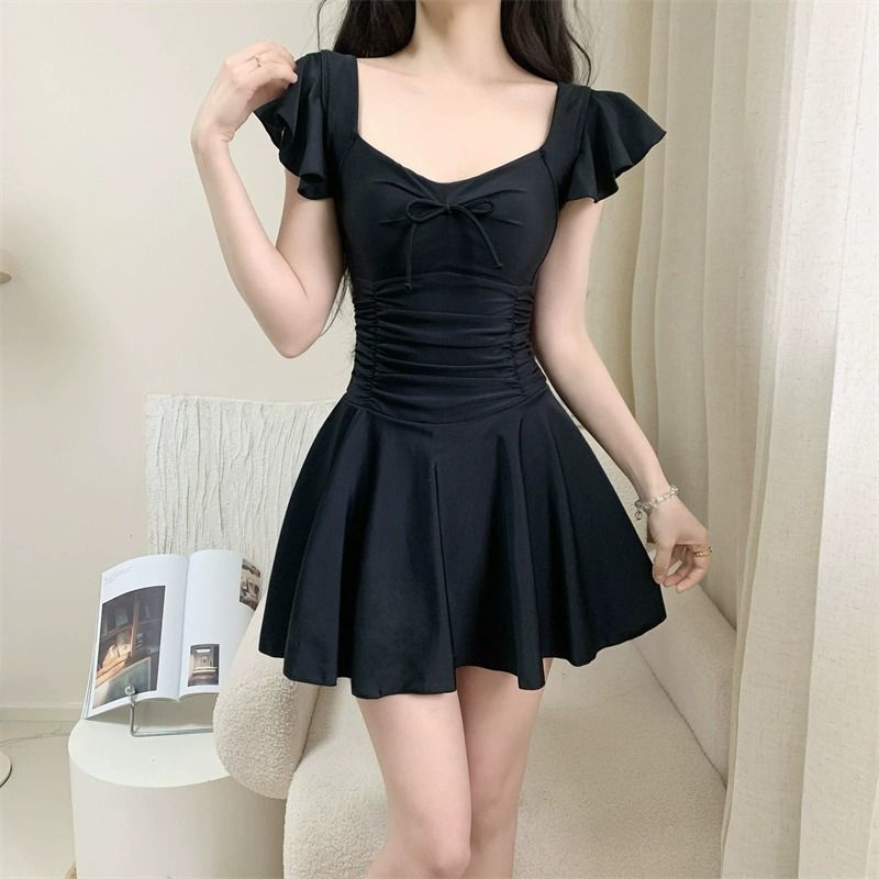 Traje de baño de manga corta c - Womens Suit reseña y precio