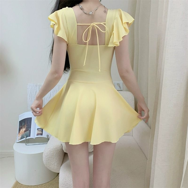 Traje de baño de manga corta c - Womens Suit reseña y precio