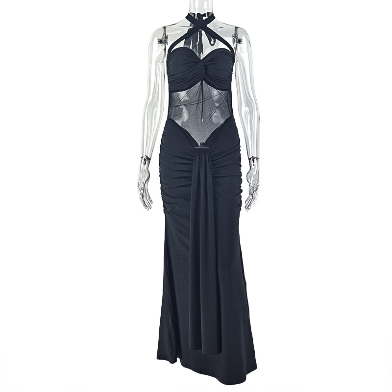 Vestido Bodycon Halter Sin Esp - Midi Dress reseña y precio