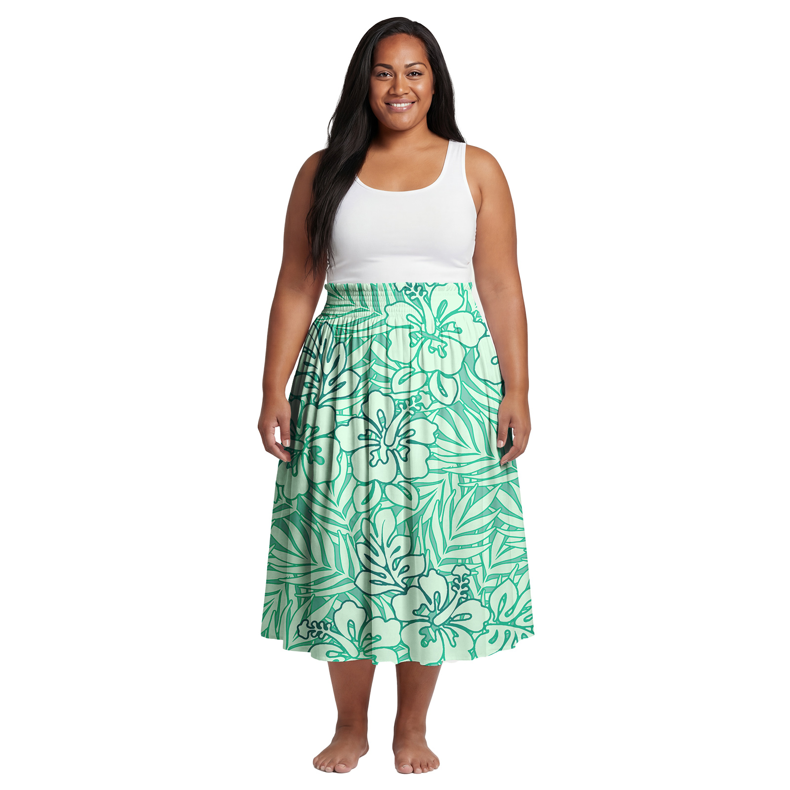 Excelente Vestido Midi con Est - Midi Dress reseña y precio