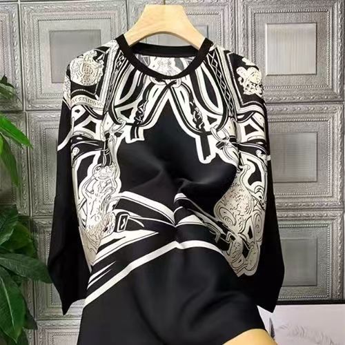 Top de seda simulada con efect - Silk Blouse reseña y precio