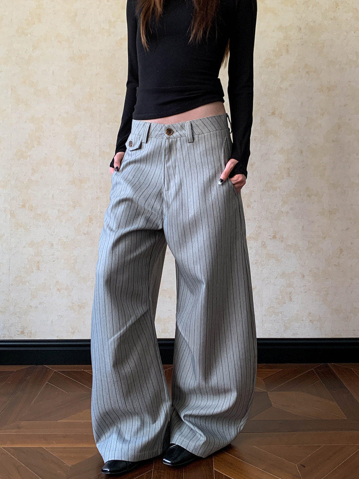 Pantalones Casuales de Estilo  - Tailored Trouser Wide reseña y precio