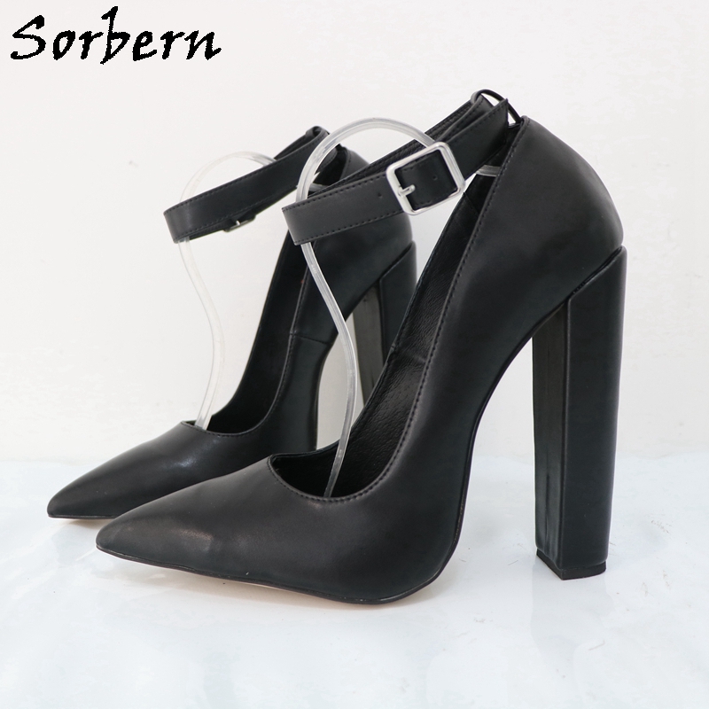 Sorbern-zapatos de tacón alto  - Pump Heel Block reseña y precio