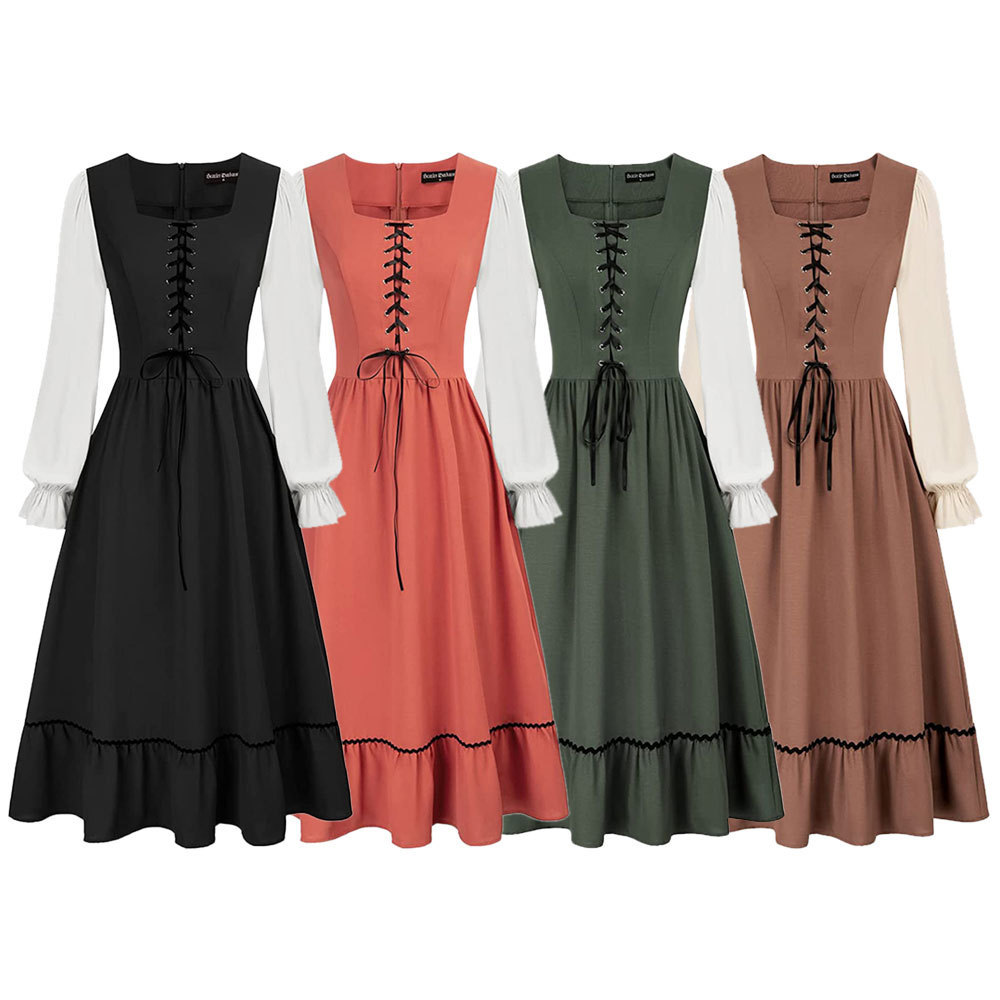 Vestido Vintage Medieval para  - Midi Dress reseña y precio