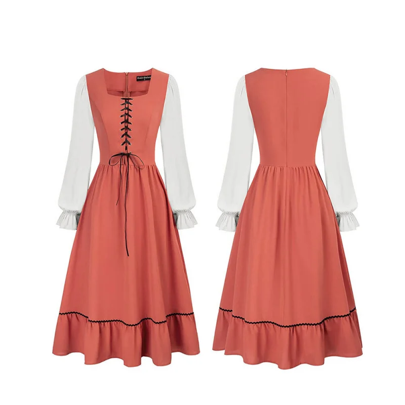 Vestido Vintage Medieval para  - Midi Dress reseña y precio