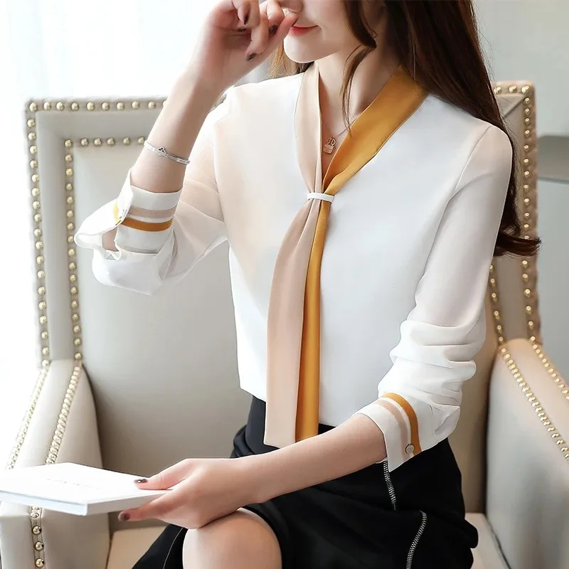 Camisa de gasa de manga larga  - Silk Blouse reseña y precio