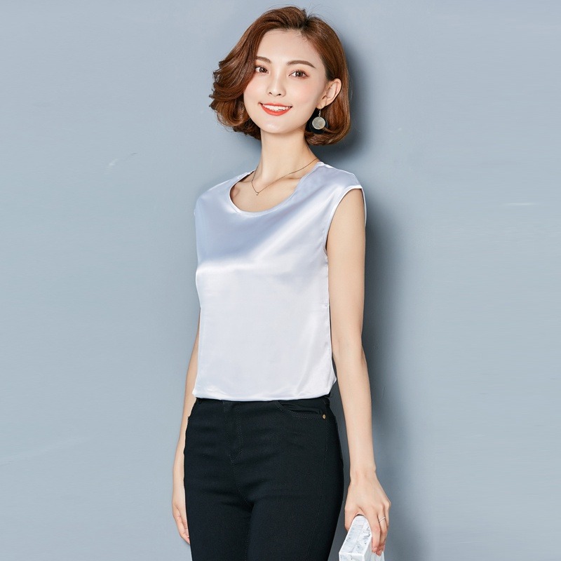 Chaleco sexy de seda para muje - Silk Blouse reseña y precio